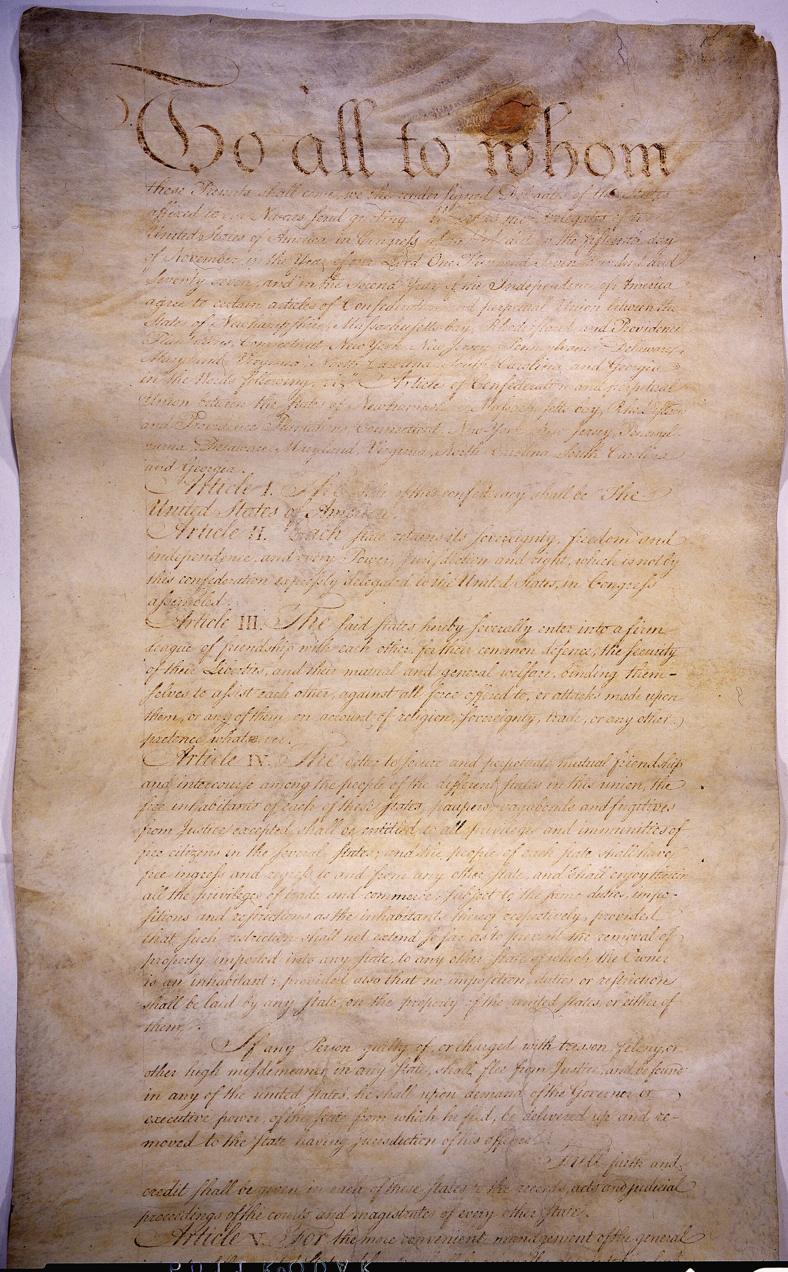 Articles of Confederation historical image 1