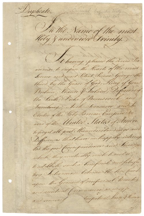 Treaty of Paris historical image 1