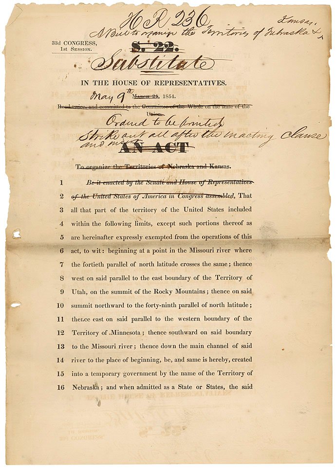 Kansas-Nebraska Act historical image 1