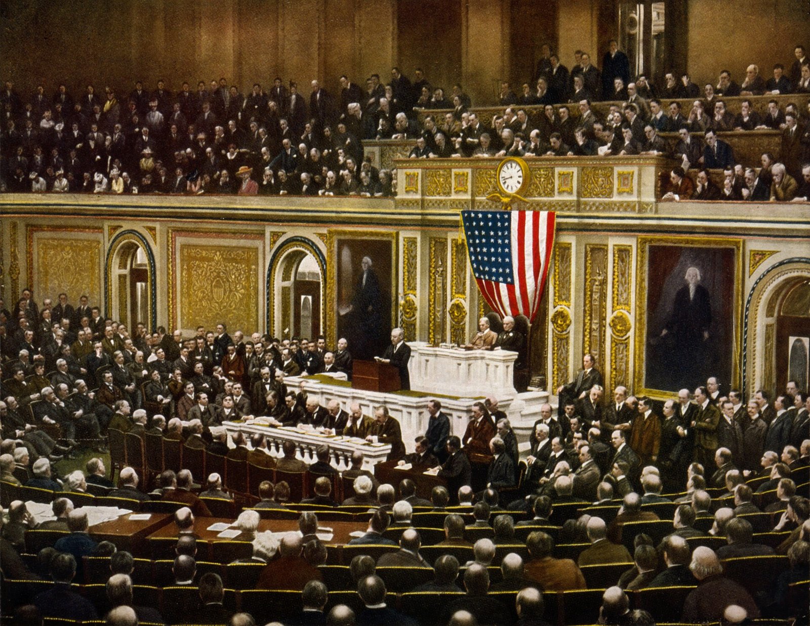 U.S. Enters World War I historical image 1